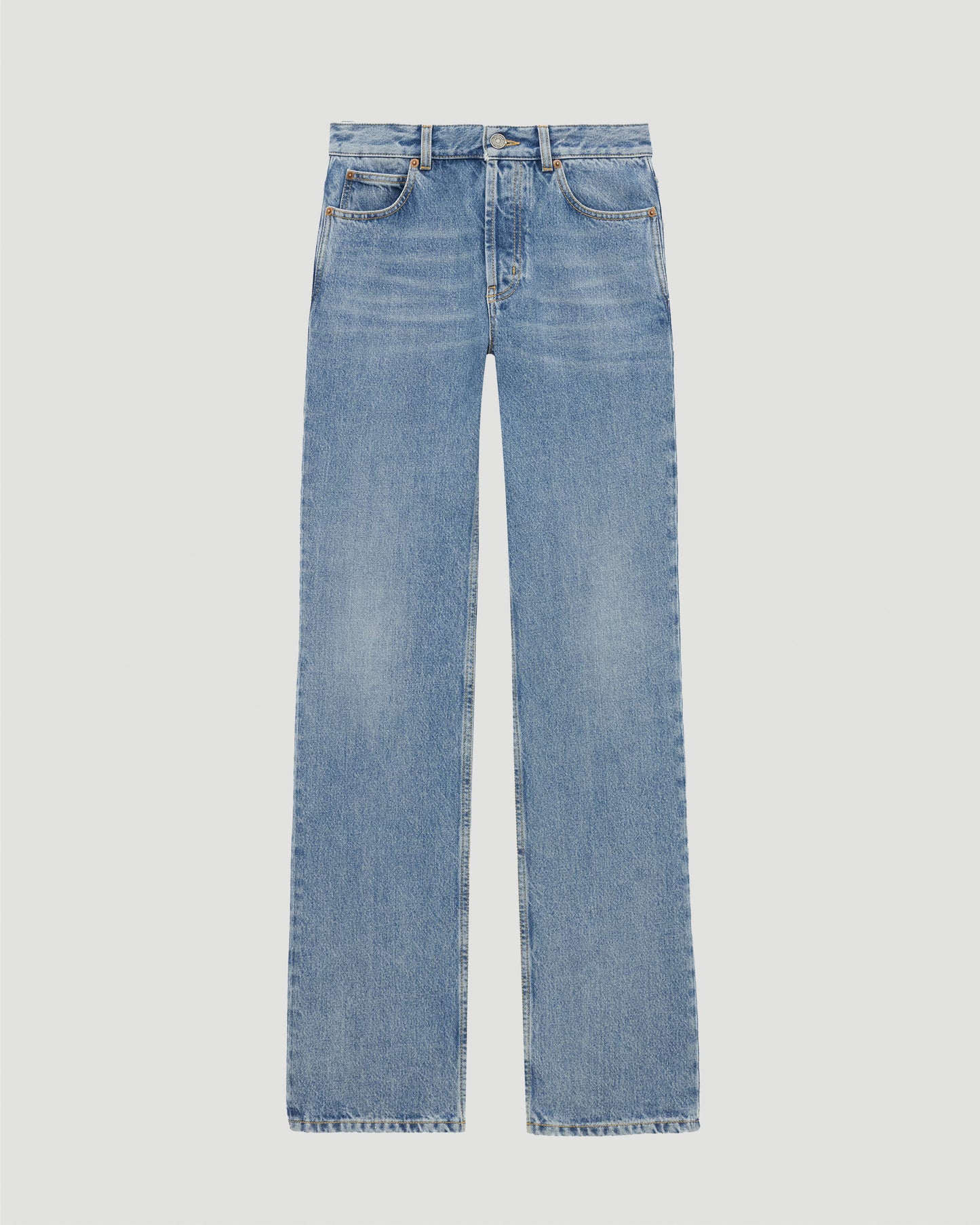 Straight Jeans in Bahamas Blue Denim
