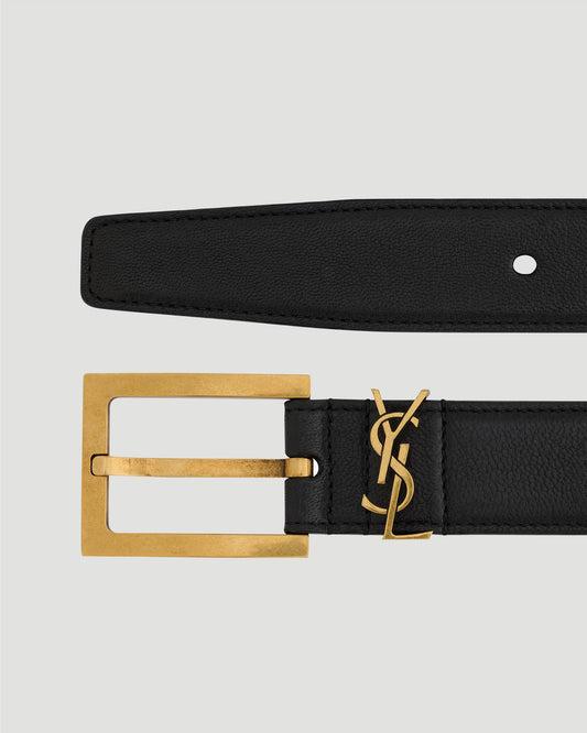 CASSANDRE BELT IN GRAINED LEATHER