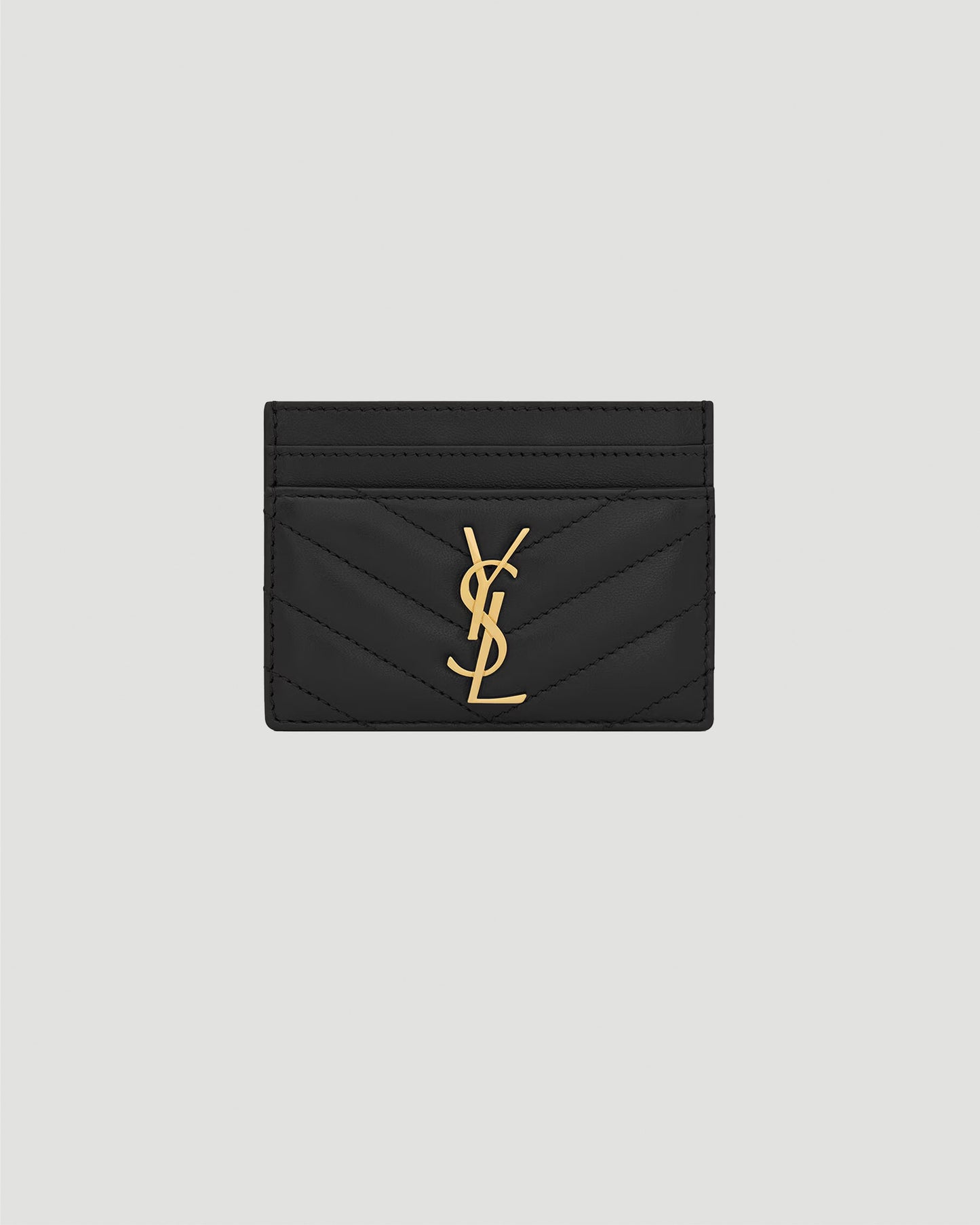 CASSANDRE MATELASSÉ CARD CASE IN LAMBSKIN