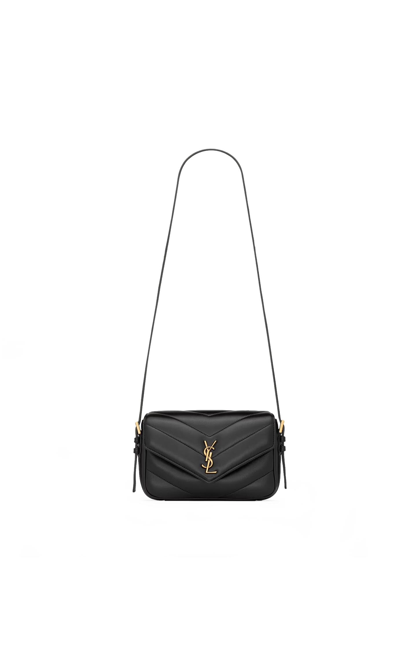 Saint Laurent Loulou Toy Crossbody in MATELASSÉ Lambskin