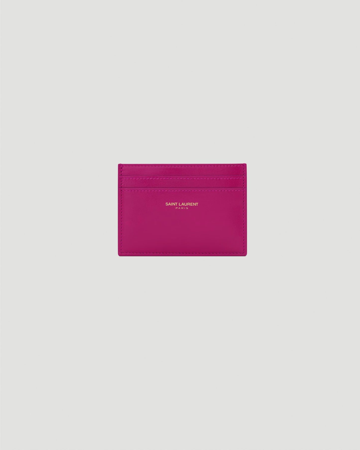 SHINY LEATHER CARD CASE