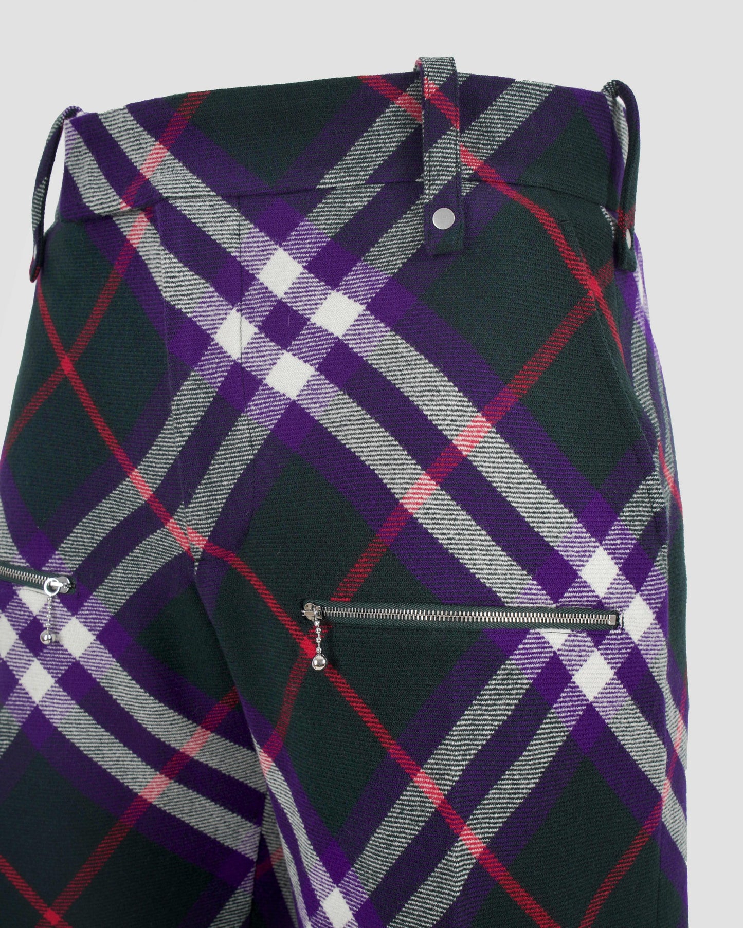 CHECK PRINT TROUSERS