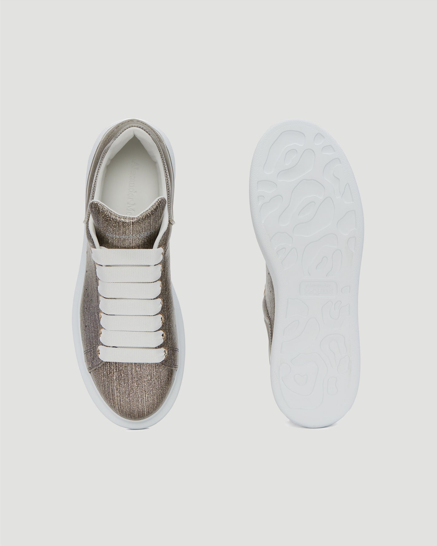 Oversized Sneakers in Gold