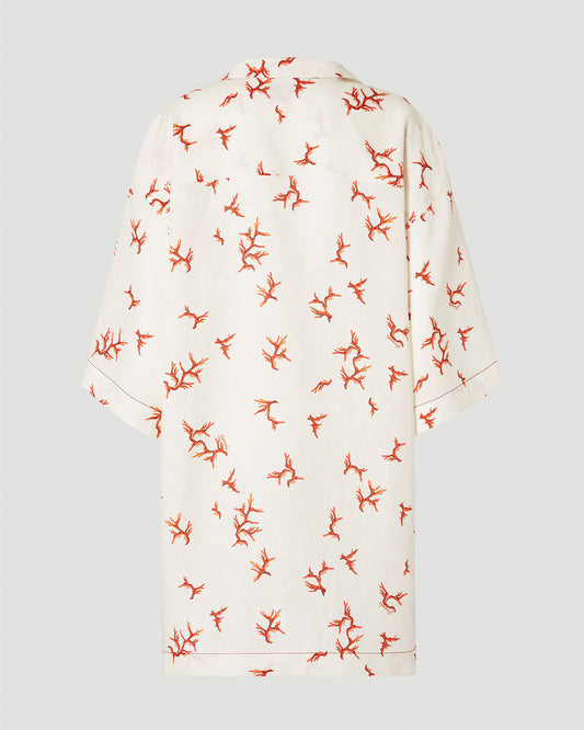 White Linen Long Shirt