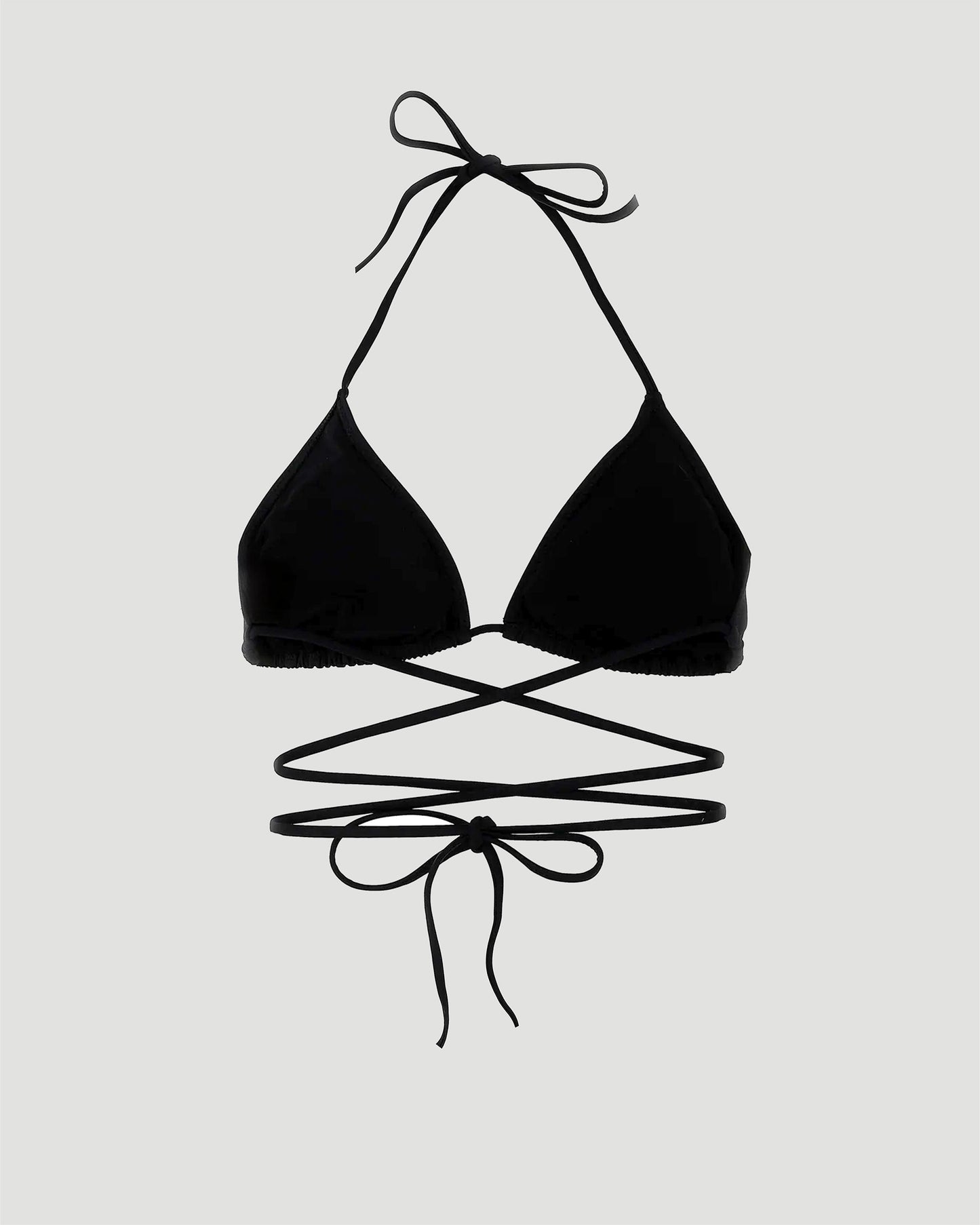 Triangle Cup Bikini Top in Black