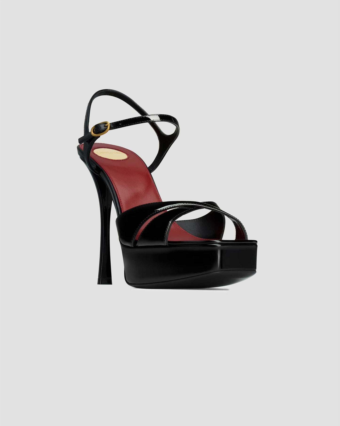 Debbie Platform Sandals in Patent Leather
