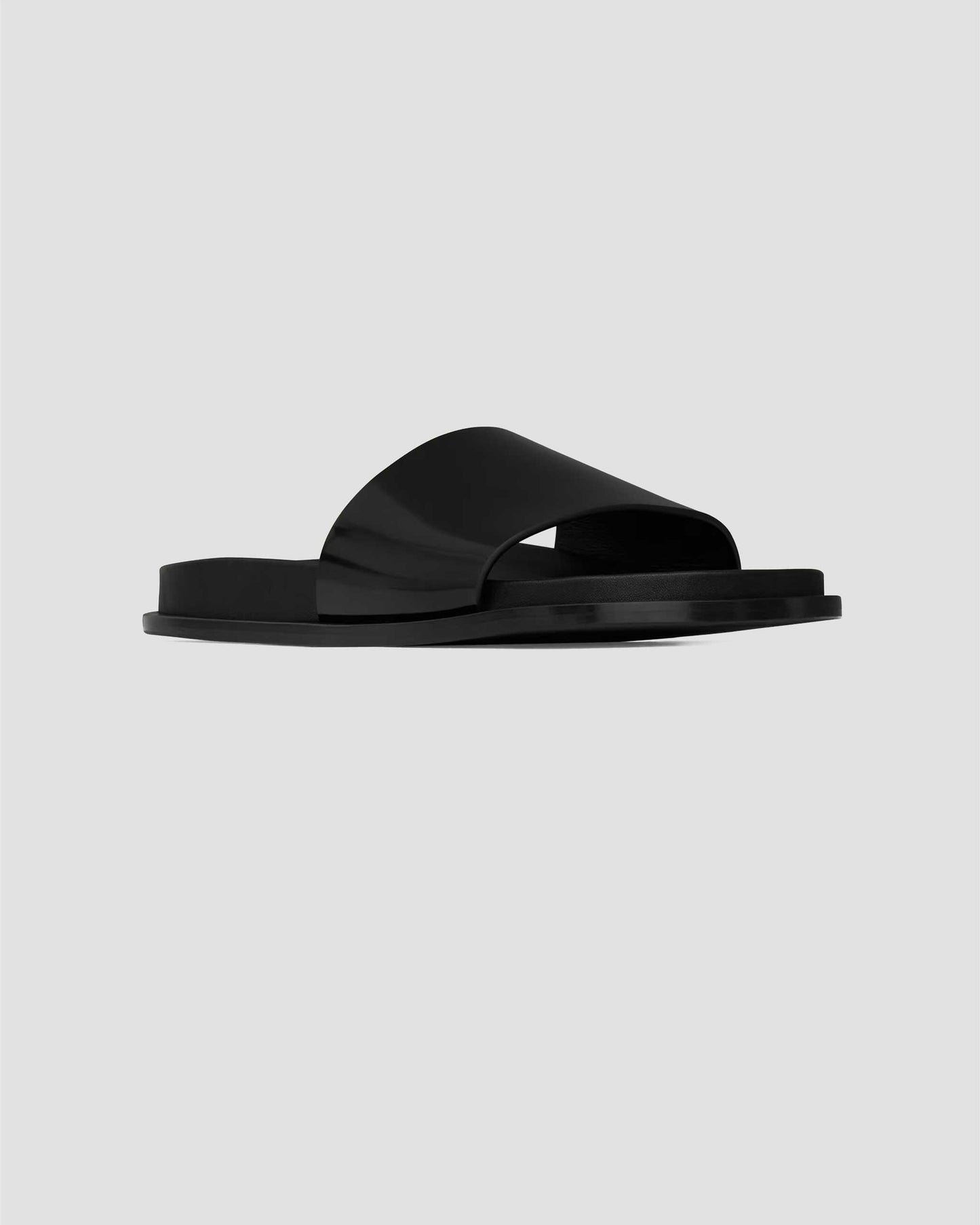 Nichols Slides in Glazed Leather