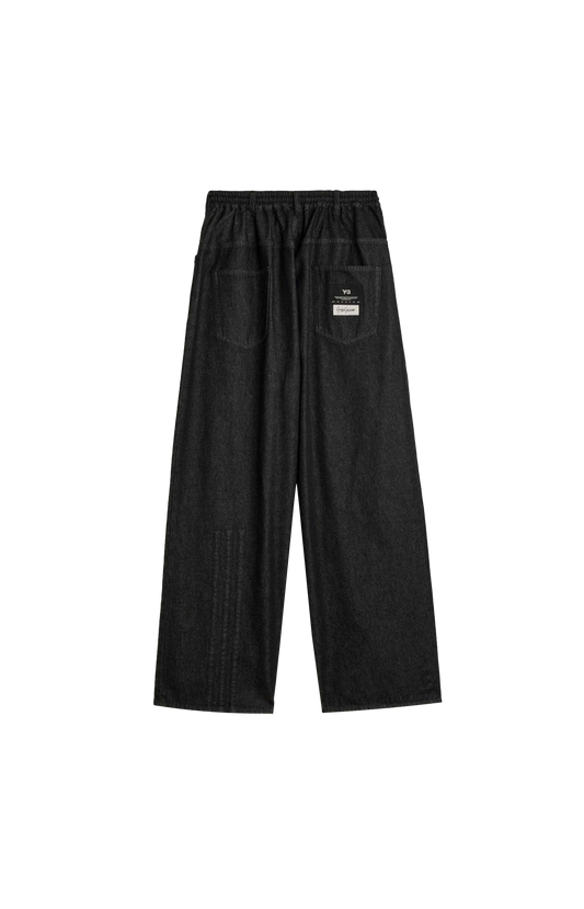 Y-3 Denim Pants in Black — product photo 2