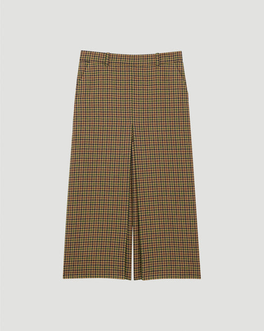 Culottes in Wool Check