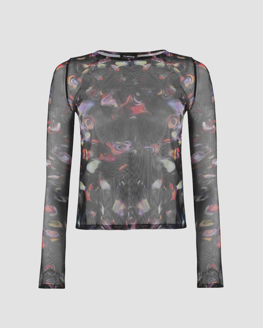 Printed Top in Multicolor