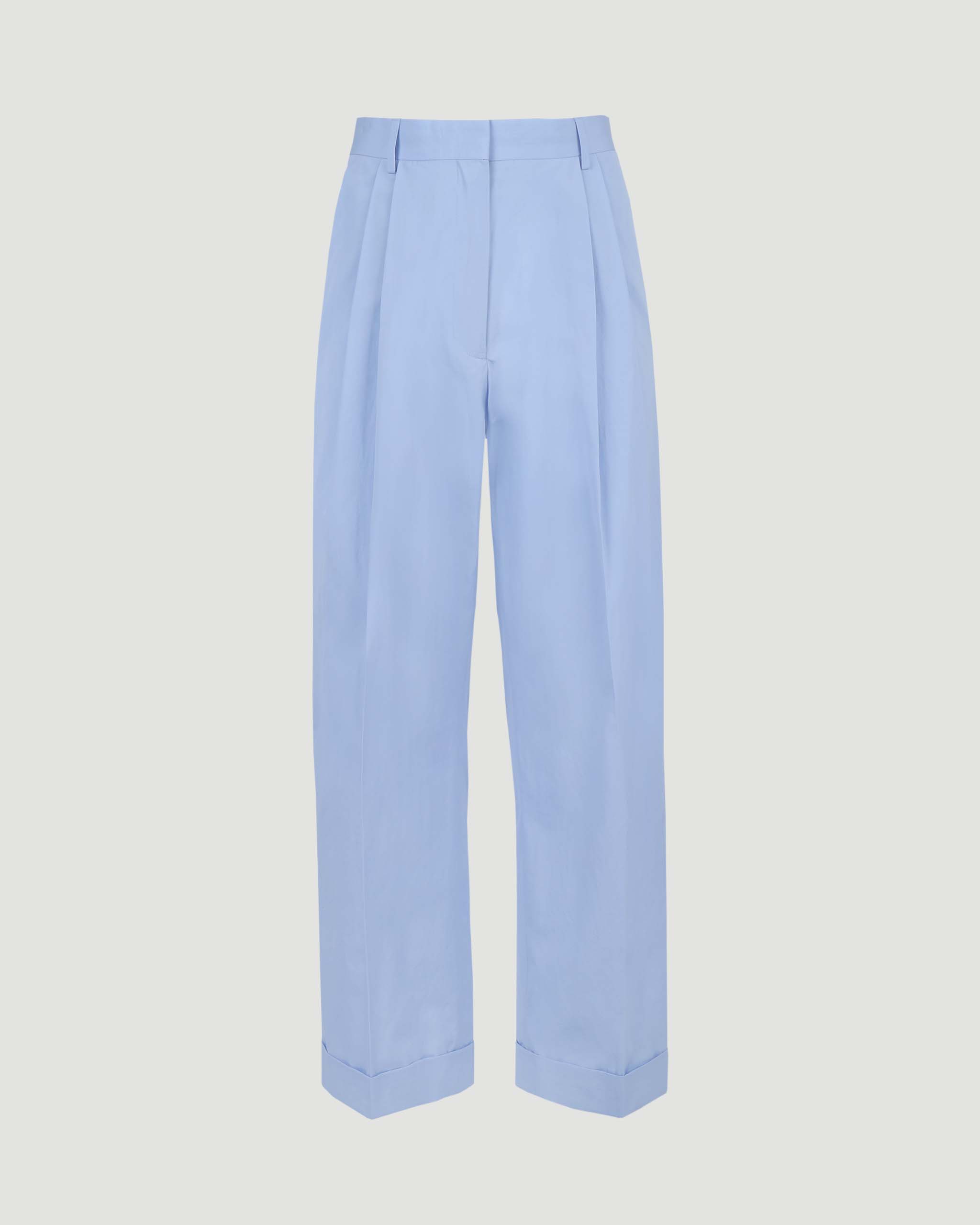 wide leg cotton pants