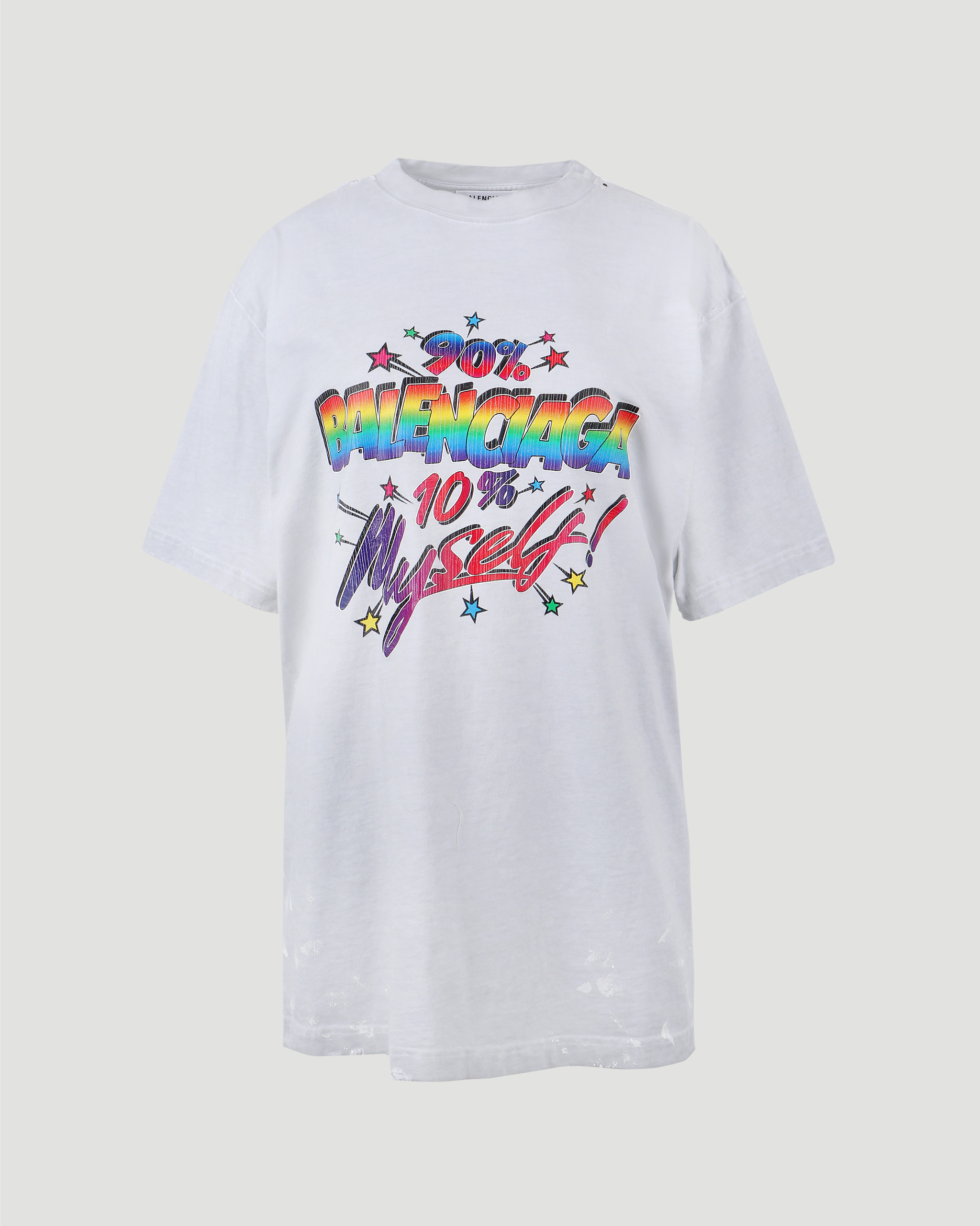 90/10 T-Shirt in white vintage jersey - All-U-Re