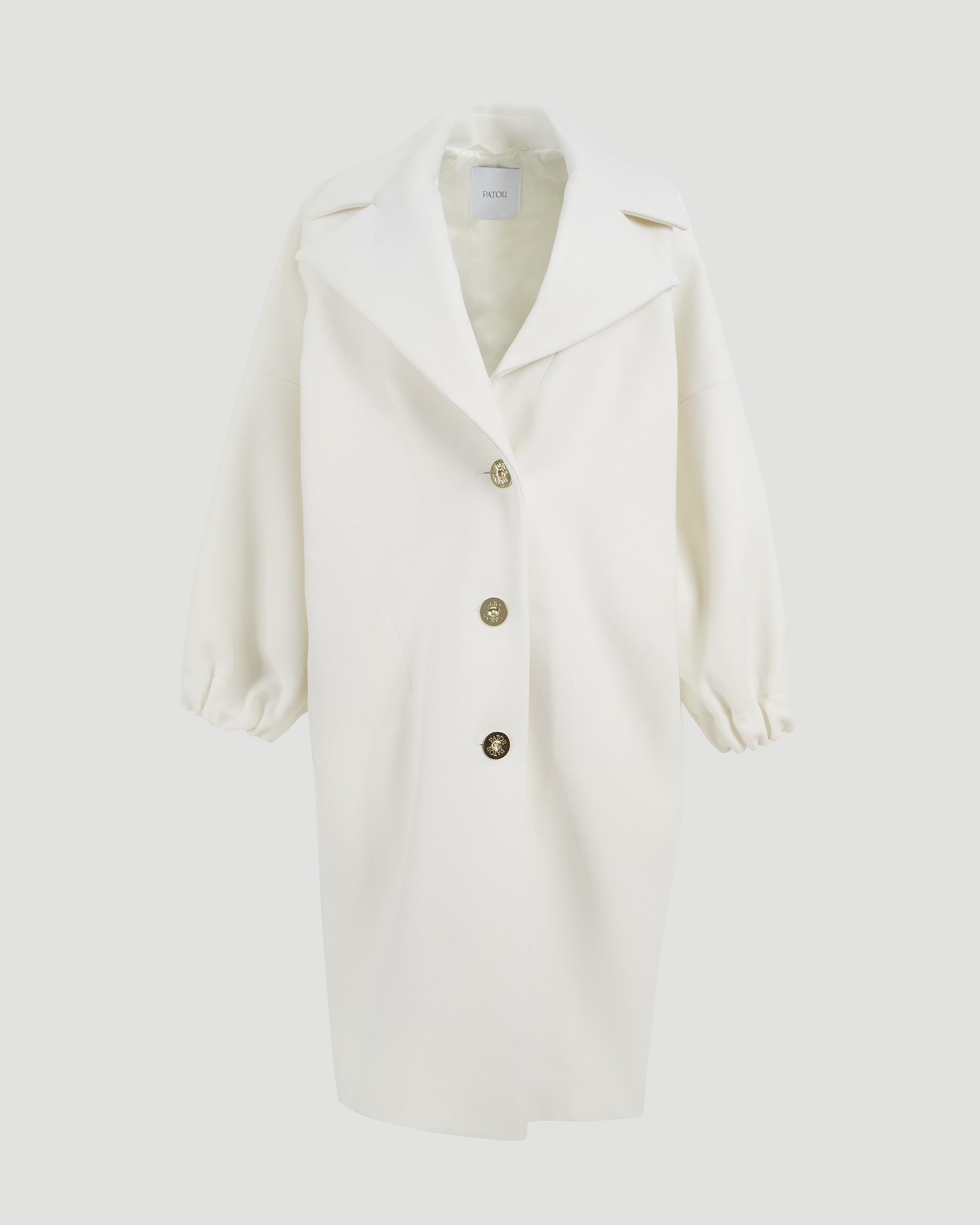 WOOL COAT IN WHITE - All-U-Re