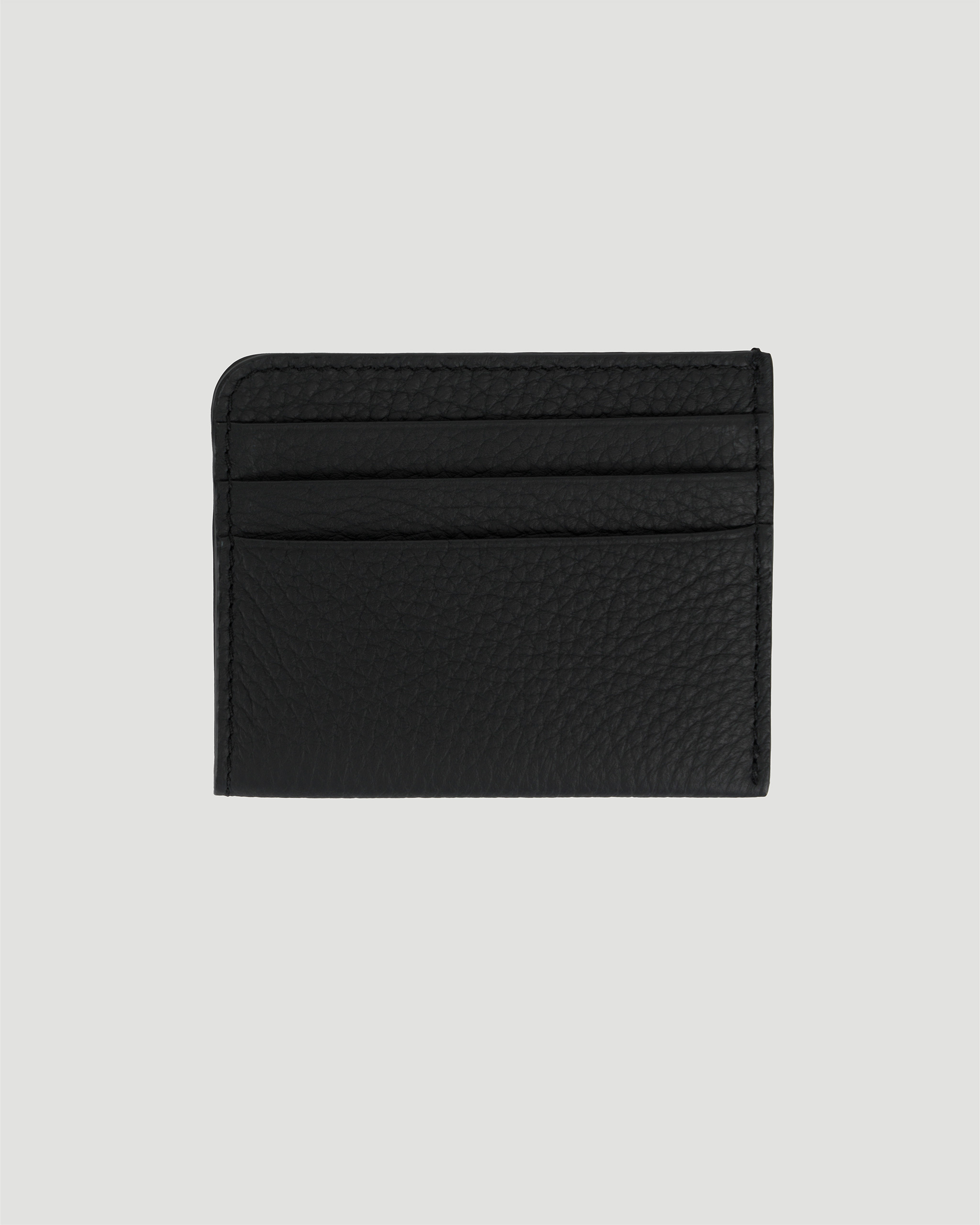 LEATHER CARD HOLDER IN BLACK - All-U-Re